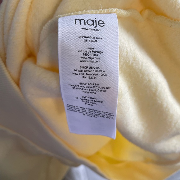 Maje Sailormoon Princess serenity hoodie yellow sweatshirt size 2 medium - Picture 8 of 8